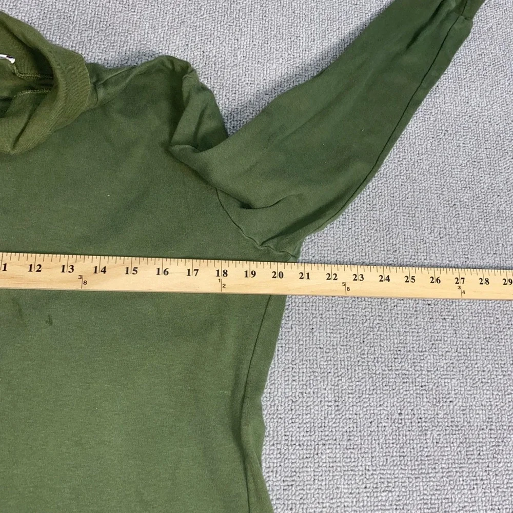 VTG Duofold Turtleneck Shirt Mens XL Olive Green Long Sleeve Made In USA Vintage